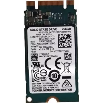 Lenovo Toshiba - SSD - 256 GB - vidinis - M.2 2242 - PCIe 3.0 x2 (NVMe)