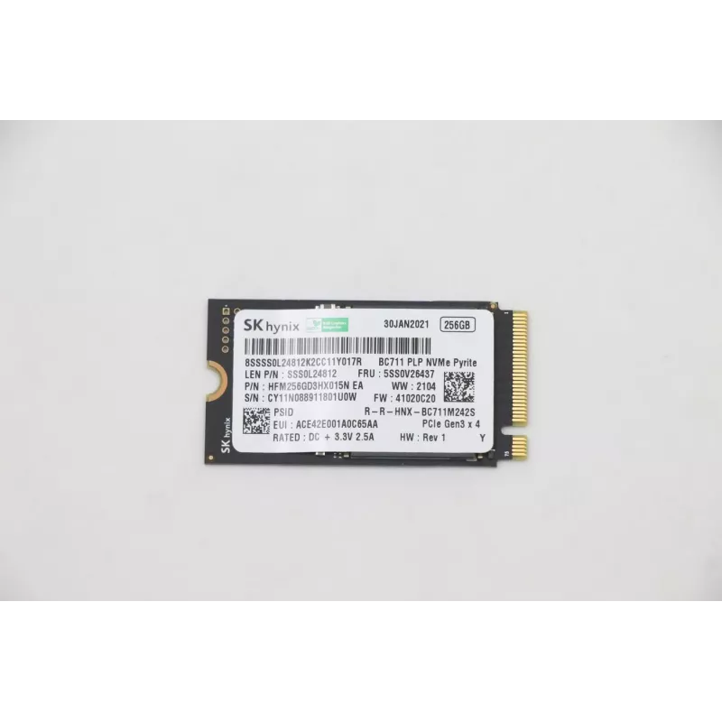 Lenovo SSD 256G M.2 2242 PCIe3x4 (5SS0V26437)