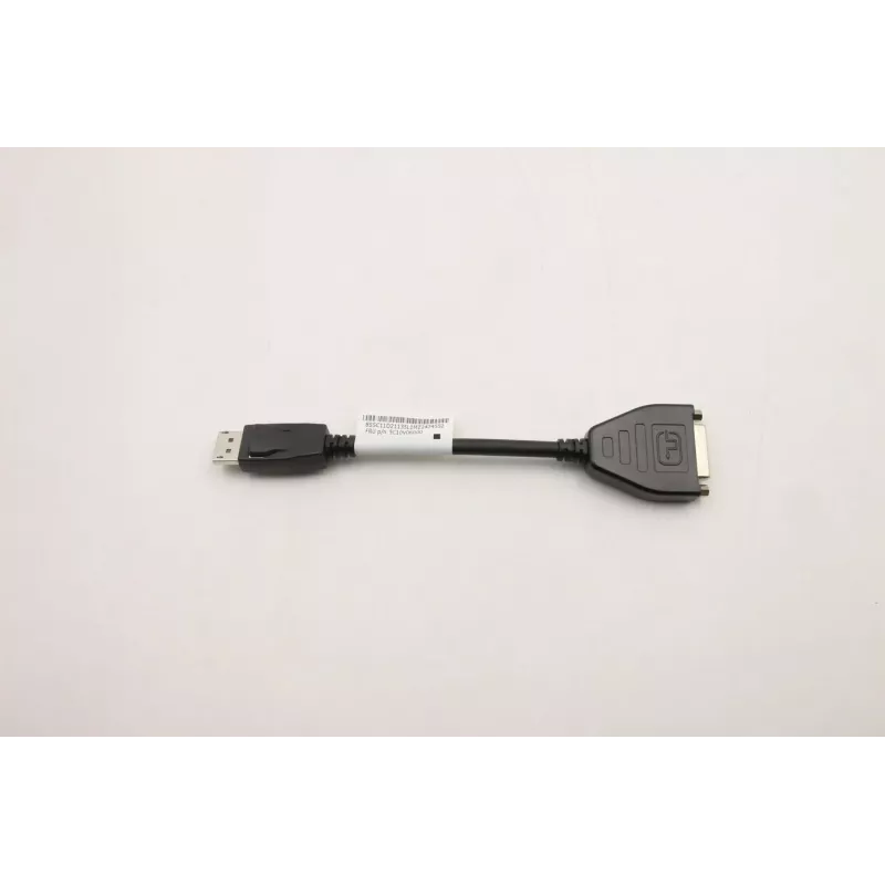 DisplayPort į DVI adapteris Lenovo 5C10V06000 — DisplayPort (kištukas) į DVI‑D (lizdas) pasyvus adapteris