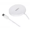 AUEKY Aircore Magnetic LC-A1 Belaidis magnetinis įkroviklis QI USB-C 15W Balta