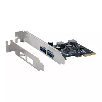 EXSYS 2 prievadų USB 3.2 Gen 1 PCIe kortelė 3A Renesas