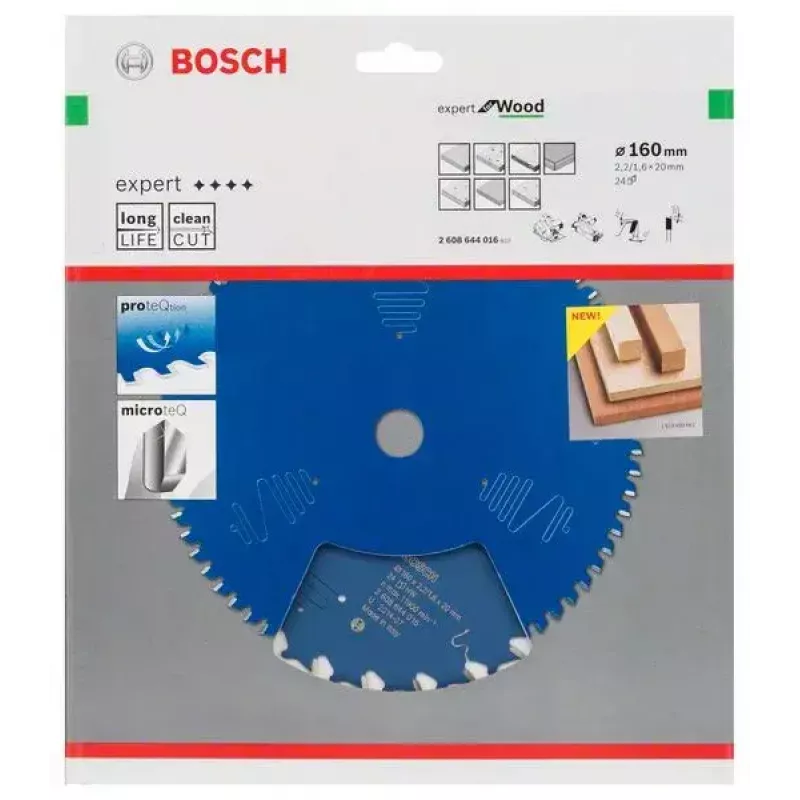 Diskinis pjūklo diskas Bosch 2608644016 16 cm 1 vnt.