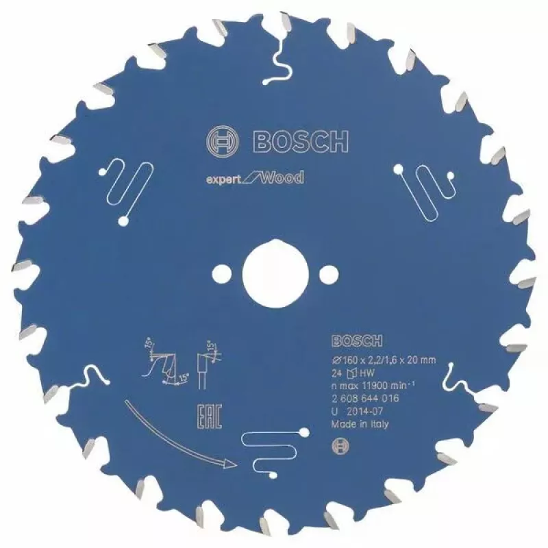 Diskinis pjūklo diskas Bosch 2608644016 16 cm 1 vnt.