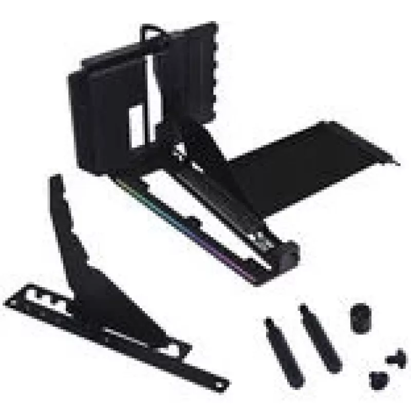 Vertikalaus GPU tvirtinimo rinkinys Lian Li VG4-5-V4 su PCIe 5.0 riser kabeliu, juodas