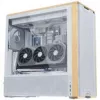 Vertikalaus GPU montavimo rinkinys Lian Li G89.VG4-5-V4W.00 su PCIe 5.0 prailginimo kabeliu, baltas