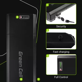 E-Bike Battery - Rear Rack - 24V - 13Ah