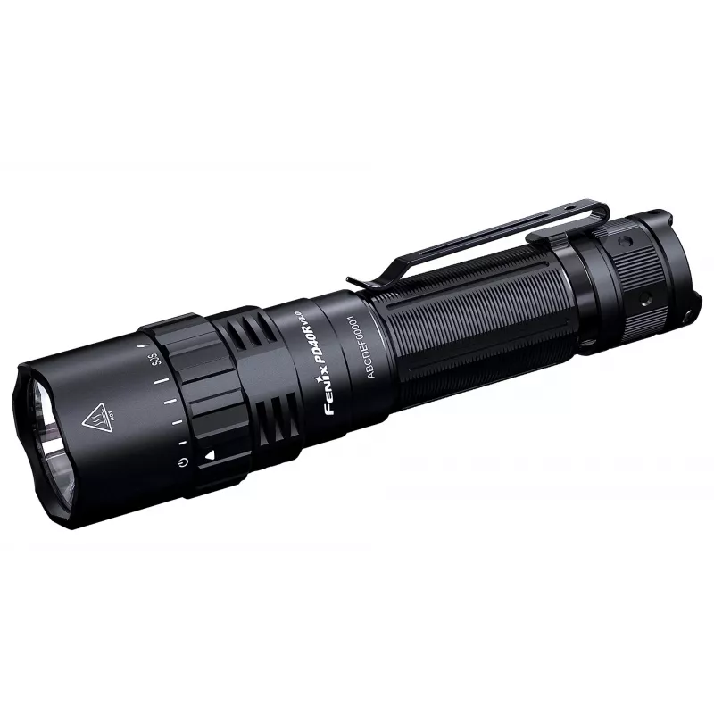 Rankinis žibintuvėlis Fenix PD40R V3.0 Juoda LED 3000 lm 5000 mAh