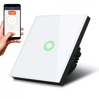 Išmanusis „Wi-Fi“ jutiklinis šviesos jungiklis MACLEAN MCE715W — jutiklinis valdymas, „Wi-Fi“ ryšys