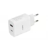Vidaus įkroviklis iBox C-36 universalus baltas USB greitasis įkrovimas
