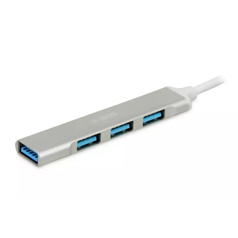 USB šakotuvas IBOX IUH3FAS — 1× USB 3.0, 3× USB 2.0