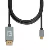 Video kabelio adapteris IBOX ITVCDP4K USB Type-C į DisplayPort 1,8 m juodas