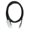 Video kabelio adapteris IBOX ITVCDP4K USB Type-C į DisplayPort 1,8 m juodas