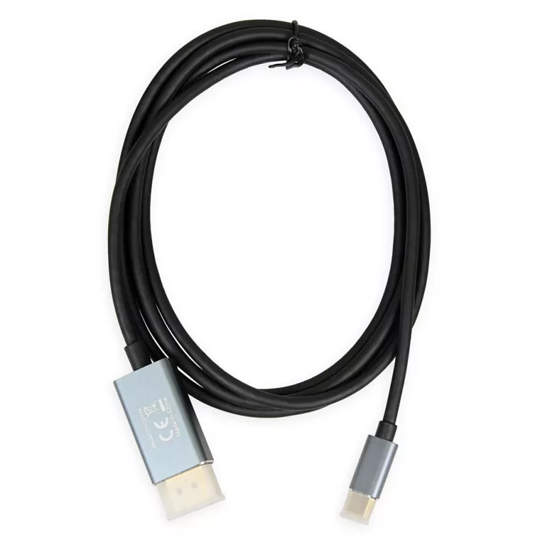 Video kabelio adapteris IBOX ITVCDP4K USB Type-C į DisplayPort 1,8 m juodas
