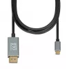 Video kabelio adapteris IBOX ITVCDP4K USB Type-C į DisplayPort 1,8 m juodas