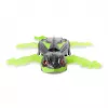 HEX BOTS | Interaktyvus žaislas – sienomis laipiojantis gekonas RC robotas | Žalias/Pilkas