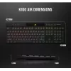 Klaviatūra K100 RGB Air belaidė itin plona Cherry MX