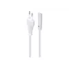 Maitinimo laidas Gembird PC-184/2-W — 1,8 m, C tipo kištukas į C8 movą, baltas