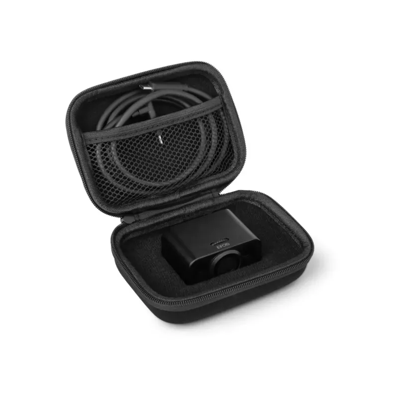 Internetinė kamera EPOS EXPAND Vision 1 — 8,3 MP 4K Ultra HD, USB-C, spaustuko/stovo tvirtinimas, juoda