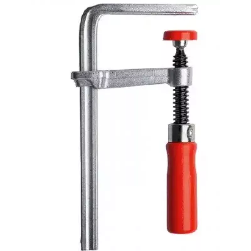 Gnybtas Bessey GTR12 — anga 12 cm, nerūdijantis plienas, raudonas, suspaudimo jėga 244,73 kg