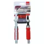 Gnybtas Bessey GTR12 — anga 12 cm, nerūdijantis plienas, raudonas, suspaudimo jėga 244,73 kg
