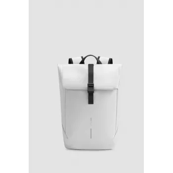 Nešiojamojo kompiuterio kuprinė XDDESIGN Urban Flap-Top P706.2613 — balta, atverčiamas viršus, apsaugos nuo vagystės funkcijos