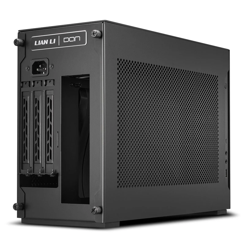 Lian Li A4-H2O X4 Mini-ITX korpusas, PCIE4.0 pakilimo laidas - juoda (A4-H2O X4) | ITwork