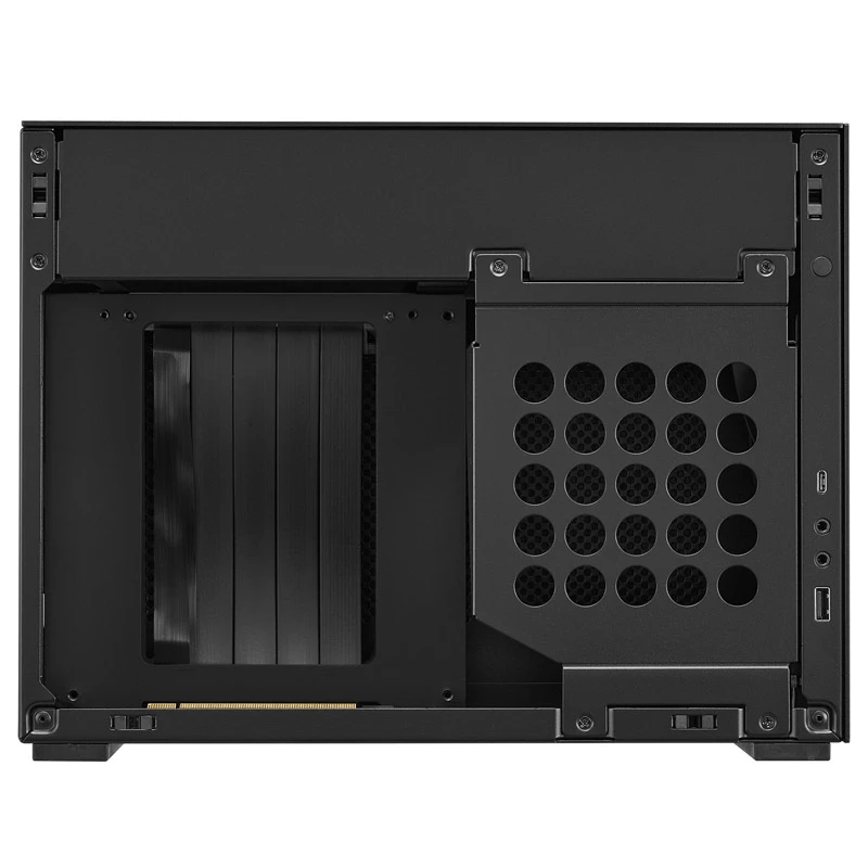 Lian Li A4-H2O X4 Mini-ITX korpusas, PCIE4.0 pakilimo laidas - juoda (A4-H2O X4) | ITwork