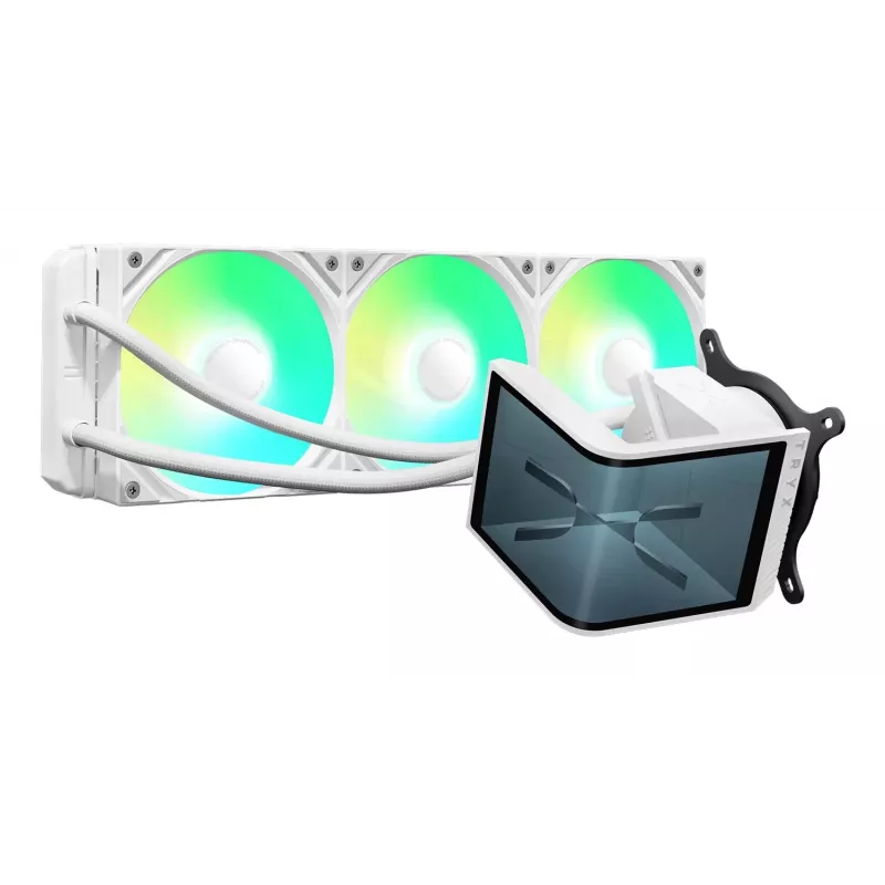 „TRYX PANORAMA SE ARGB 360“ 360 mm radiatoriaus 3D-AMOLED ekrano skystasis procesoriaus aušintuvas