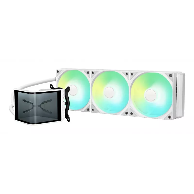 „TRYX PANORAMA SE ARGB 360“ 360 mm radiatoriaus 3D-AMOLED ekrano skystasis procesoriaus aušintuvas