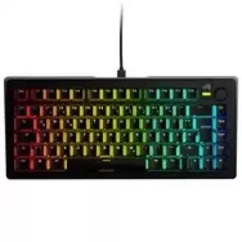 Mechaninė 75 % pritaikoma žaidimų klaviatūra GLORIOUS GMMK 3 — iš anksto surinkta ISO (DE), Fox jungikliai, juoda
