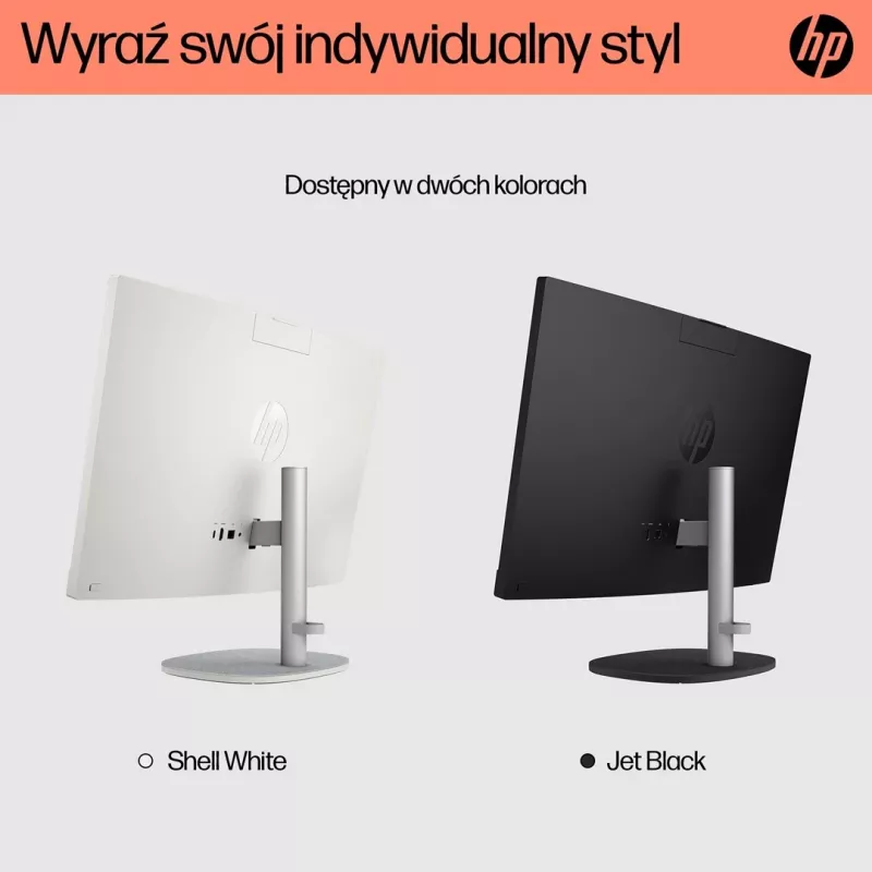 HP 24-cr0312nw AMD Ryzen™ 5 7520U 60,5 cm (23,8) 1920 x 1080 px Viskas viename kompiuteris 16 GB LPDDR5-SDRAM 512 GB SSD Windows 11 Home Wi-Fi 6 (802.11ax) Balta