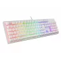 Mechaninė žaidimų klaviatūra genesis Thor 303 su rudais jungikliais ir RGB apšvietimu