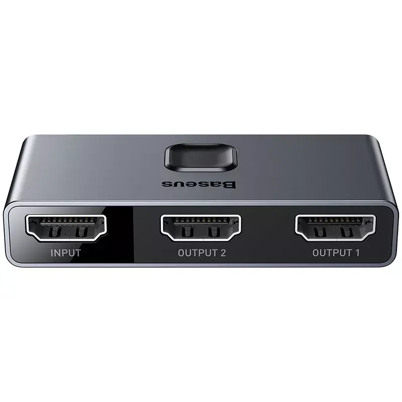 HDMI skirstytuvas Baseus Matrix 4K HD Splitter pilkas