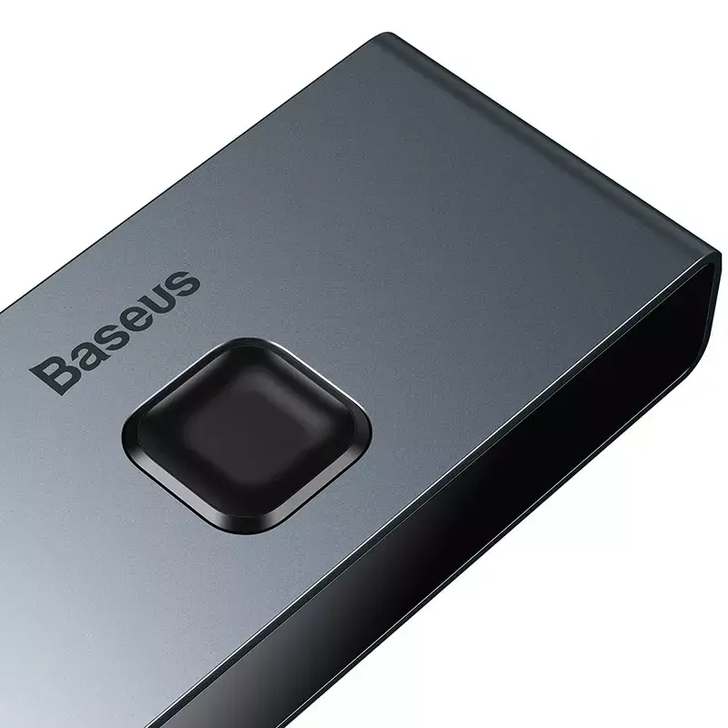 HDMI skirstytuvas Baseus Matrix 4K HD Splitter pilkas
