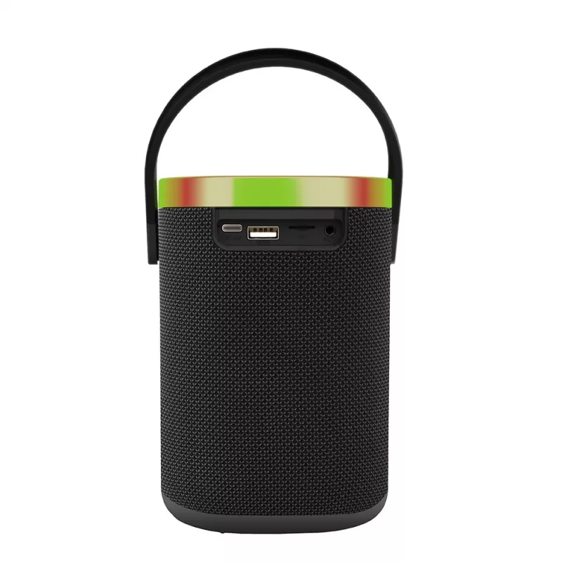 Nešiojamas garsiakalbis GEMBIRD SPK-BT-LED-06, Bluetooth, įmontuotas LED, įkraunama baterija
