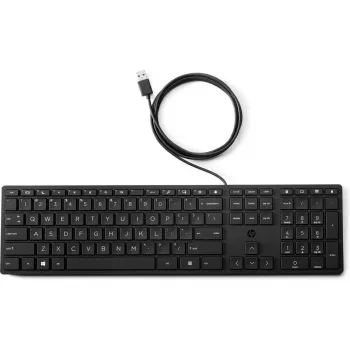 HP Wired Desktop 320K klaviatūra, pilno dydžio, USB, mechaninė, QWERTY