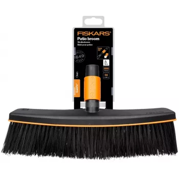 Fiskars 1001416 šluota Plastikinė Juoda, Oranžinė