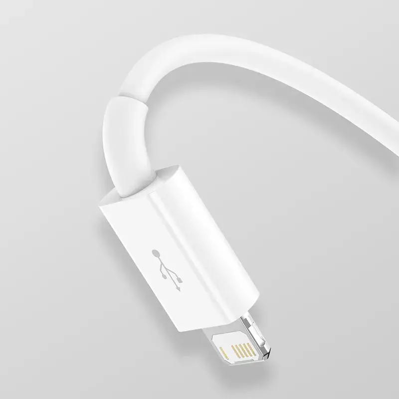 USB laidas Baseus Superior USB 2.0 1.5 m USB A USB C/Micro USB A/Lightning baltas