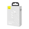 USB laidas Baseus Superior USB 2.0 1.5 m USB A USB C/Micro USB A/Lightning baltas