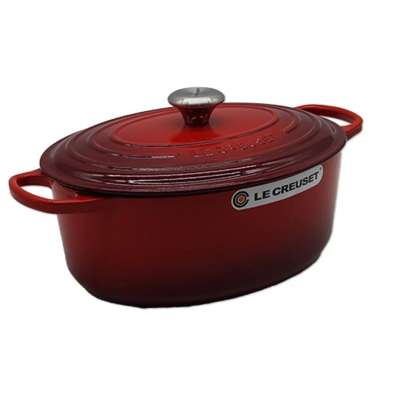 Le Creuset Signature ovali skrudintuvė 31 cm vyšninė raudona (21178310602430)