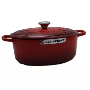 Le Creuset Signature ovali skrudintuvė 31 cm vyšninė raudona (21178310602430)
