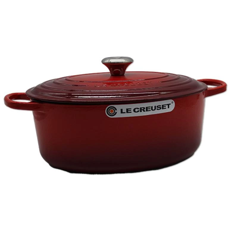 Le Creuset Signature ovali skrudintuvė 31 cm vyšninė raudona (21178310602430)