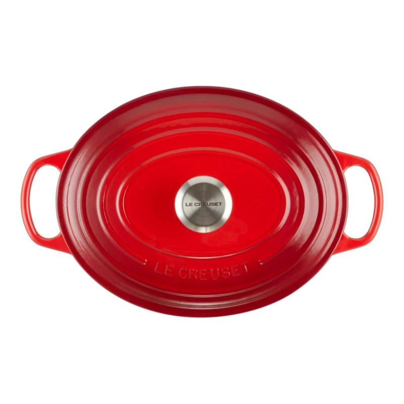 Le Creuset Signature ovali skrudintuvė 31 cm vyšninė raudona (21178310602430)