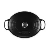 Le Creuset Signature ovalus kepimo indas, juodas, 33 cm