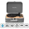 Lagamino tipo patefonas Lenco TT-116GR nešiojamasis vinilo grotuvas su Bluetooth 5.0, USB, AUX, įmontuotais garsiakalbiais, 4 W, palaiko 7/10/12 colių plokšteles