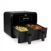 Karšto oro gruzdintuvė Princess 1.182068.01.001 su dvigubu krepšiu 8 l 2400 W 220°C liet. LED (juoda)