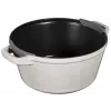 Staub La Cocotte 4,2 L apvalus ketaus troškintuvas kepimo indui