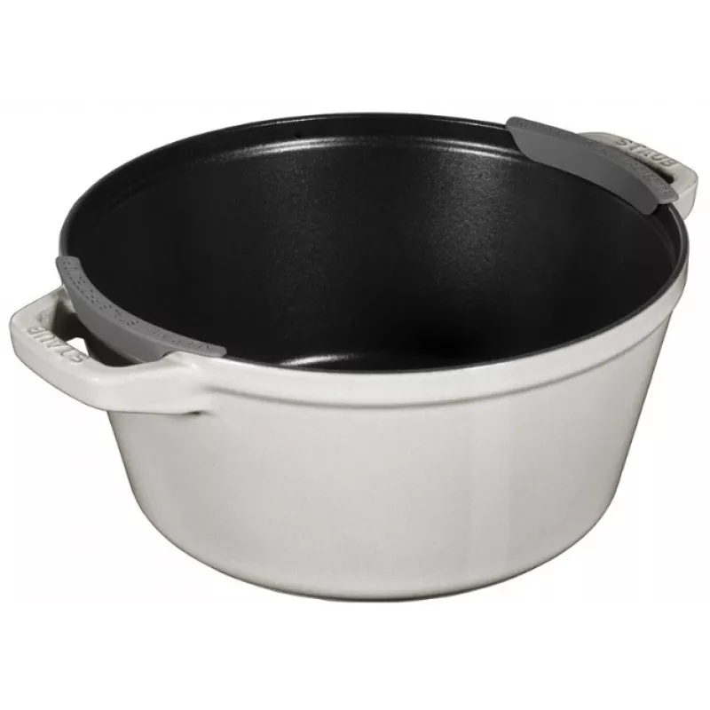 Staub La Cocotte 4,2 L apvalus ketaus troškintuvas kepimo indui