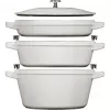 Staub La Cocotte 4,2 L apvalus ketaus troškintuvas kepimo indui