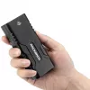 Rockbros dviračio žibintas su išorinės baterijos funkcija + USB-C į USB-A laidas, 850 lm, juodas